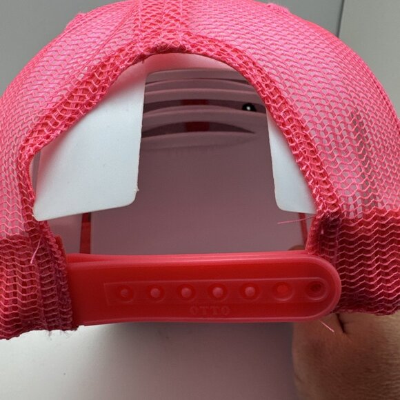 Dixie Fish Company Trucker Hat Cap Mesh SnapBack Adjustable Pink Fishing - Picture 3 of 5